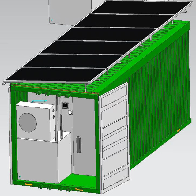 Chambre froide à énergie solaire pour conteneur